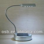 0.5W solar panel 4 led light portable solar led desk lamp/portable solar led desk lamp with charger ASB-SL01