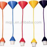 E27 plastic lampholder with different color wire-JSQX-006