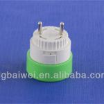 Green White Rotatable End caps for T8 led tube