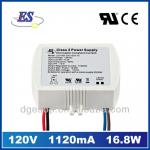 120VAC 16.8W Dimmable LED driver by Triac &amp; Electronic Low Voltage dimmers