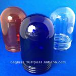 Glass globe of screw types that can be used as a fishing boat light