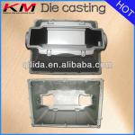 Led lamp housing/lamp cover fixture in aluminum pressure casting with powder coating