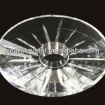china supply clear round crystal lamp shade for light part (R-2088