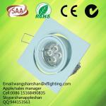 square aluminum recessed downlight fitting-XF-DL1006S-W