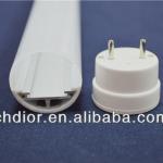 T8 Bi-color Full PC LED tube with aluminum heatsink inside