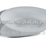 bathroom accessories soap dish in frosted glass-S031