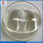 2013 hot new tempered glass/glass lens suitable for led street lamp