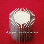 OEM high quality extruded anodized Aluminum round led heatsink