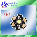 Star shape 3w high power led with heatsink the aluminium plate