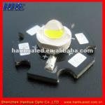 1w white with star heat sink 140degree high power led