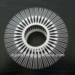 OEM high quality extruded anodized Aluminum round led heatsink