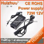 72W 12V switching mode power supply, Power adapter with AC100-240V input 12v output-SL-PL-72W