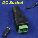 Wholesale,DC socket connector for power supply,portable for led strip light smd 3528/smd 5050 single color