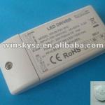 12v dc input led driver 700ma for led round downlight (CE, ROHS, FCC approved) constant current led driver