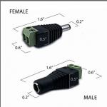 2.1mm DC Plug for LED Power Supply