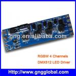 YM-HDC4P-24W 4CH RGBW DMX 300mA LED Strip Driver 24V