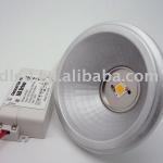 10W AR111 LED light with SHARP LED and frosted lamp cup