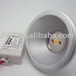 10W AR111 LED light with SHARP LED and frosted lamp cup