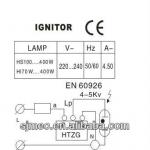 70-400W ignitor for MV/MH.HPS lamp