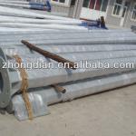 2014 galvanized street lighting pole with single or double arms