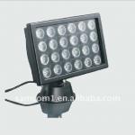 Square RGB DMX512 high power LED floodlight 24W IP65