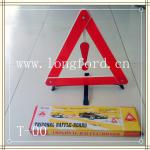 LFT safety reflector plastic and iron red warning triangle with traffic signs