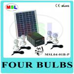4pcs Bulbs Cheap Long Working Time Solar Emergency Light