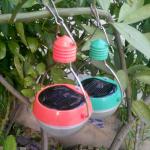 mini hanging led solar lanterns for indoor and outdoor