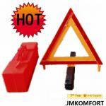 Reflective portable car warning hazard safety triangle for traffic