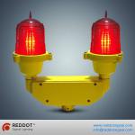 LED Based double aviation obstruction light for telecom tower obstacle/twin obstacle light for aircraft warning