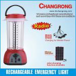 emergency rechargeable radio light
