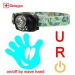 Goread GD37 CREE R2 high bright hand move sensor headlamp