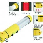 car emergency flashlight/multi-function led flashlight/hammer led flashlight