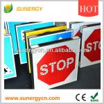 wholesale easy installed led solar traffic signs