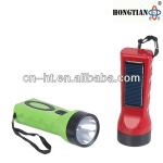 1 led emergency high brightness solar flashlight solar torch