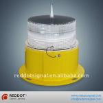 Solar powered aircraft warning light/solar obstruction lights/solar obstacle signal beacon