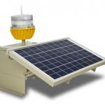Solar Powered Medium Intensity Aviation Light/LED solar obstruction lighting/solar navigation aids/solar airport lamp