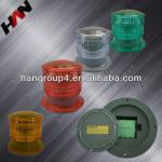 Long visibility distance solar powered obstruction light