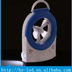 2013 new design rechargeable emergency light with fan for home &amp; HY-8829