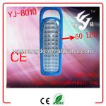 High quality 50 LED Portable Multifunction dp led rechargeable emergency light with factory price YJ-8010