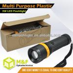 ABS plastic focus adjustable multi-purpose torch
