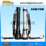 HID flashlight 85W/75W/65/48W/30W 6000Lumen Best quality, long time using
