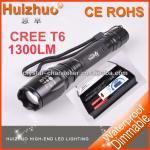 [Dream Trip] 5-Mode 1600 Lumens XM-L T6 LED Flashlight Power By 2*18650 Battery Zoomble Waterproof Torch,led torch-SL-FL-055