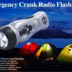 Hand Crank Radio Flashlight-F-1718