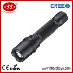 Police Flashlight/ Aluminium Flashlight/ 3 Watt Rechargeable Flashlight