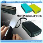 Square Micro Dynamo LED Torch