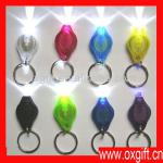 OXGIFT Colorful 10pcs LED Flashlight Keychain Mini keyring Torch
