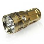 Gold SKYRAY 3 x Cree XML T6 Led 6000 Lumens LED Flashlight Torch for 4 x 18650