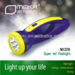 emergency led regarchable torch light flashlight