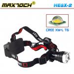 Maxtoch HE6X-2 Tactical Waterproof Headlamp Multifunction Emergency Flashlight